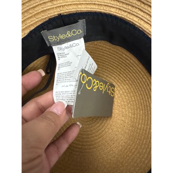 Style & Co Women's Packable Straw Cloche Hat, Created for Macy's - Picture 5 of 6